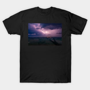 Heavy storm and lightning T-Shirt